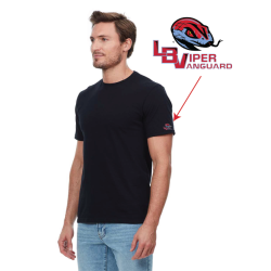 Threadfast: Epic T-Shirt with Small Viper Vanguard Full Color Logo on Sleeve (Adult, Unisex)