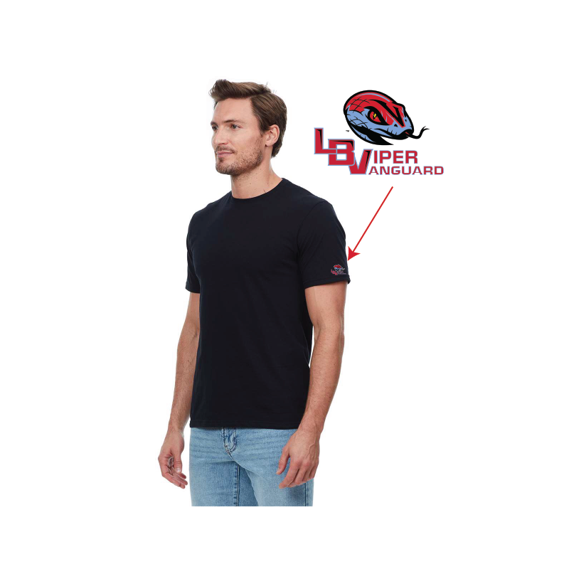 Threadfast: Epic T-Shirt with Small Viper Vanguard Full Color Logo on Sleeve (Adult, Unisex) Threadfast: Epic T-Shirt with Small Viper Vanguard Full Color Logo on Sleeve (Adult, Unisex)
